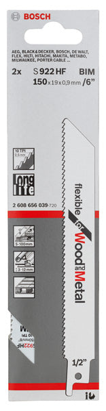 Bosch S922HF BIM Flexible f. Wood+Metal 2Pack