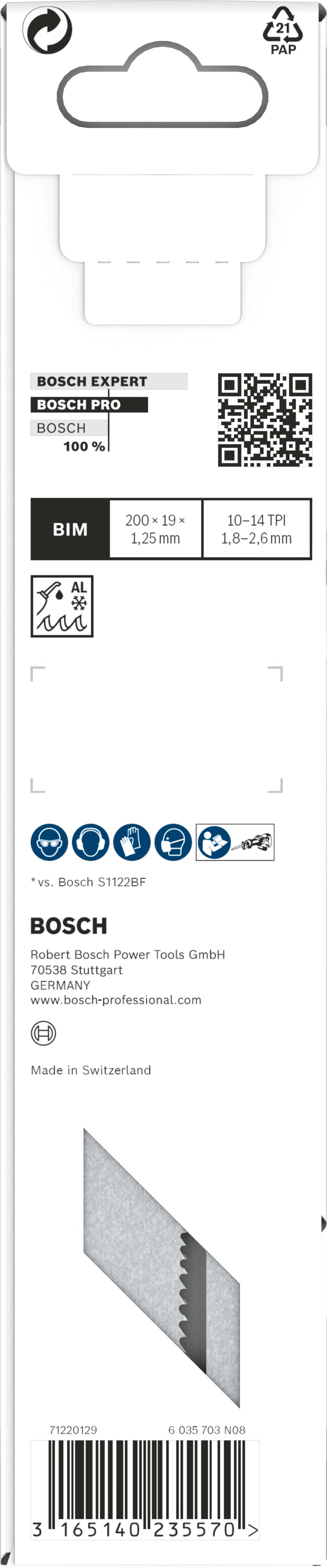 Bosch S1025VF BIM Heavy for Metal 5Pack