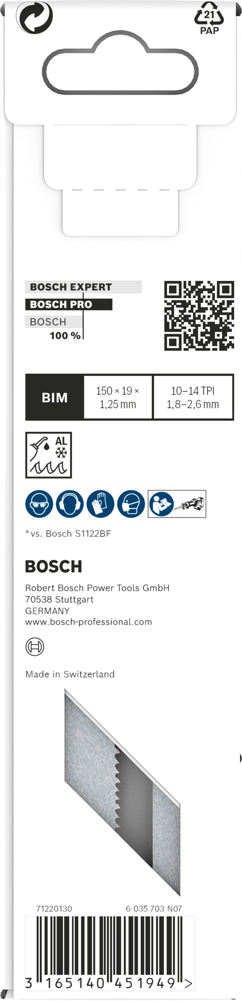 Bosch S925VF BIM Pesado para Metal - Embalagem de 5