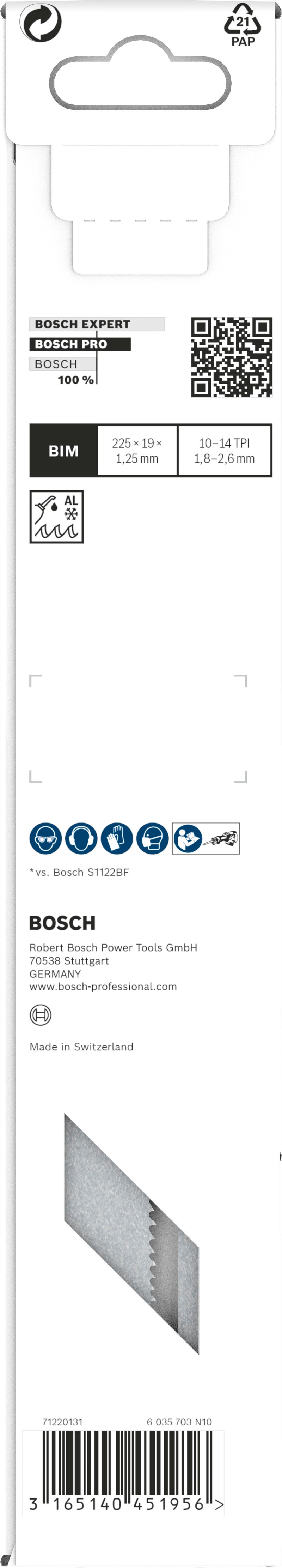 Bosch S1125VF BIM Heavy for Metal 5Pack