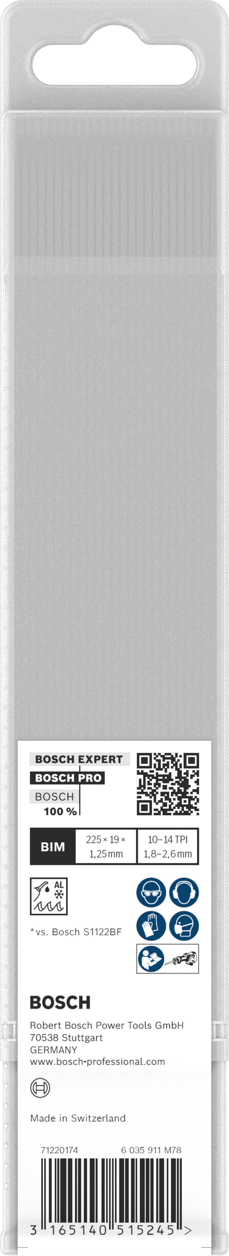 Bosch S1125VF BIM Heavy for Metal 25Pack