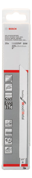 Bosch S1122VF BIM Flexible f. Wood+Metal 25Pck