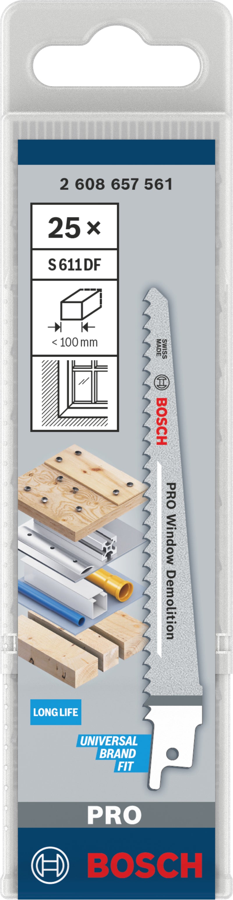 Bosch S611DF CT Heavy for Wood+Metal 25Pack