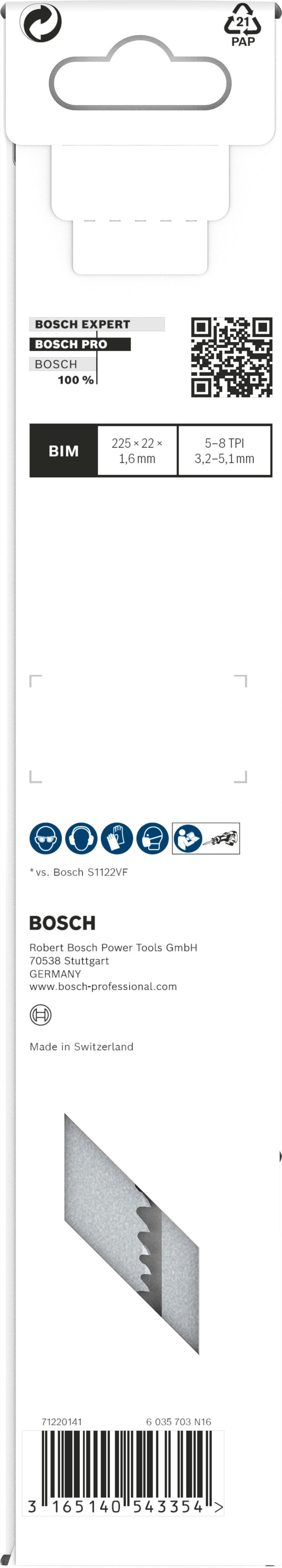 Bosch S1110VF BIM Heavy for Wood+Metal 5Pack