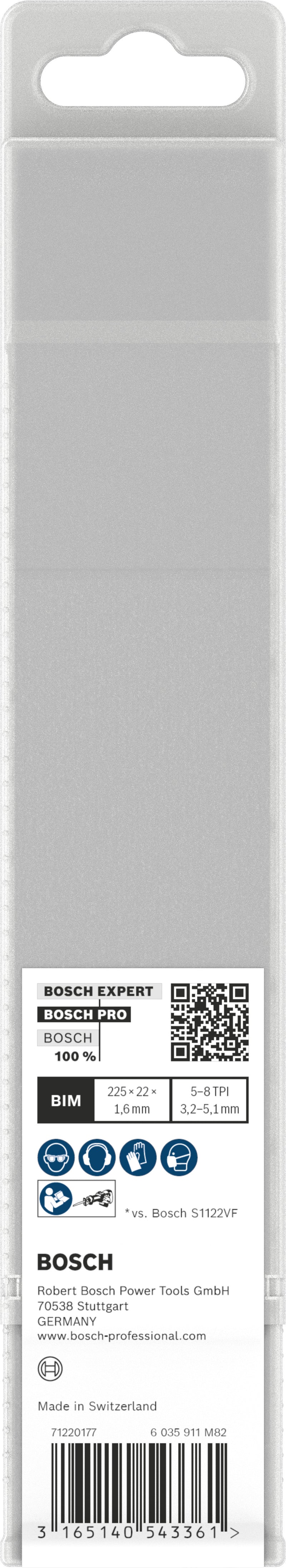 Bosch S1110VF BIM Heavy for Wood+Metal 25Pack