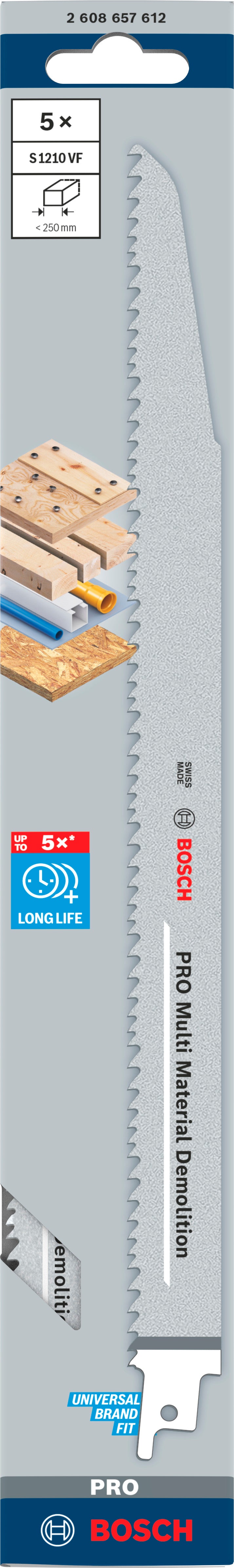 Bosch S1210VF BIM Heavy for Wood+Metal 5Pack