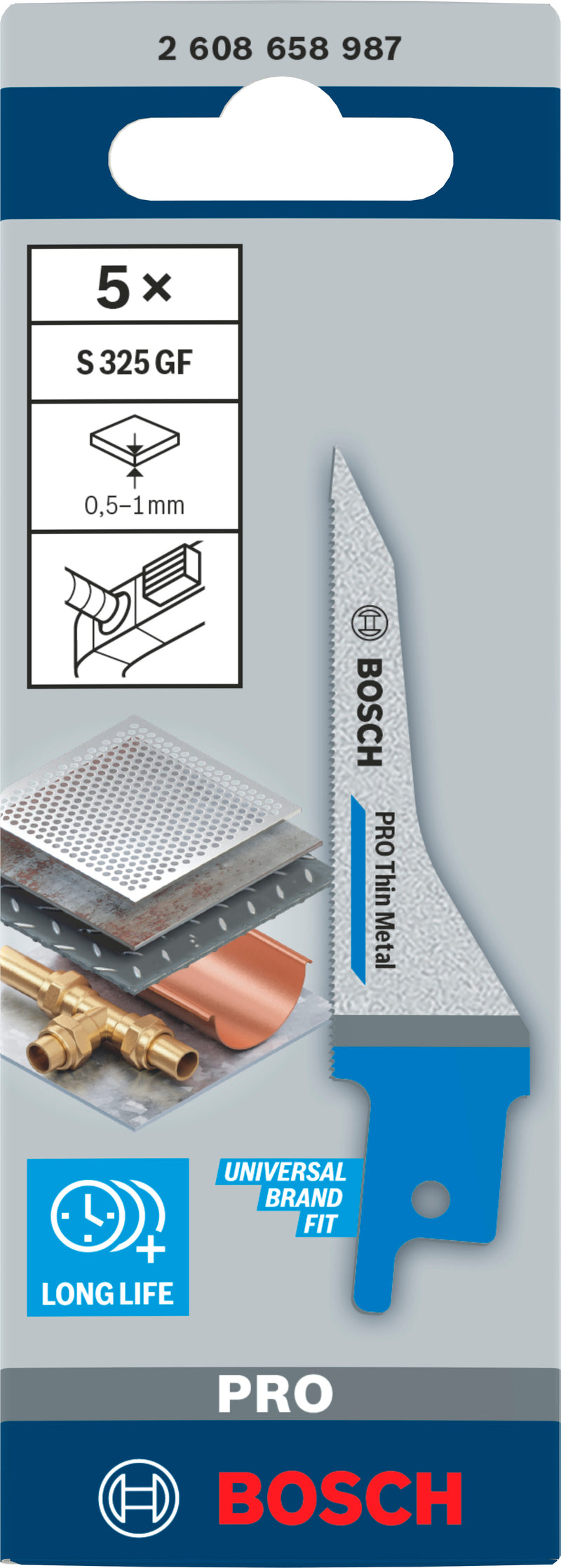 Bosch PRO Thin Metal S325GF Blade, 1.25x7x85 m