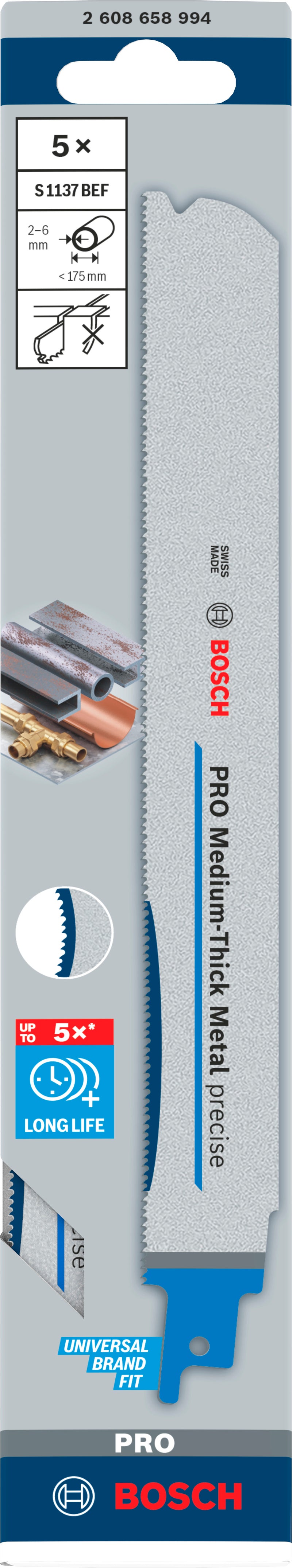 Bosch Reciprocating Saw Blade RBP- 5ER S 1137