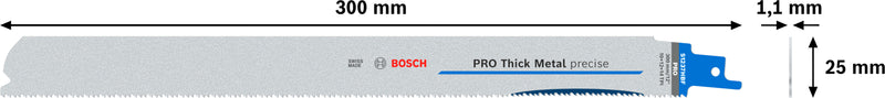 Bosch PRO Thick Metal precise S1237HBF Blade,