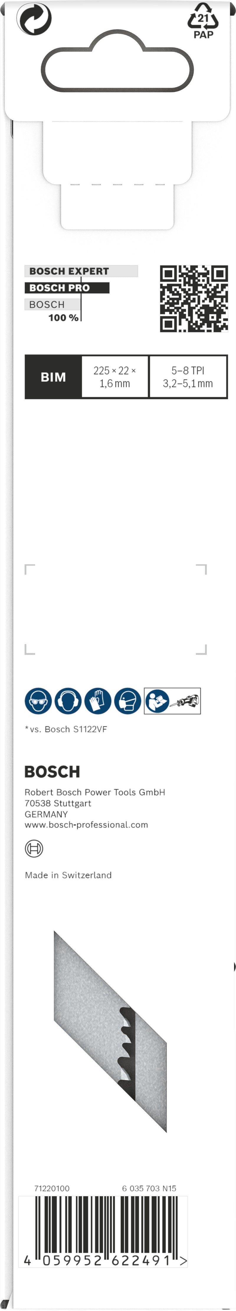 Bosch Reciprocating Saw Blade RBP- 2ER S 1110