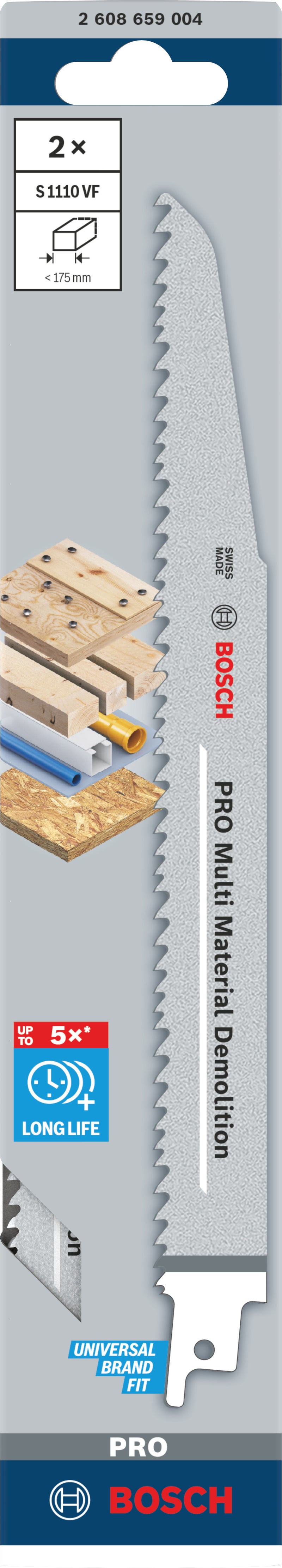 Bosch Reciprocating Saw Blade RBP- 2ER S 1110