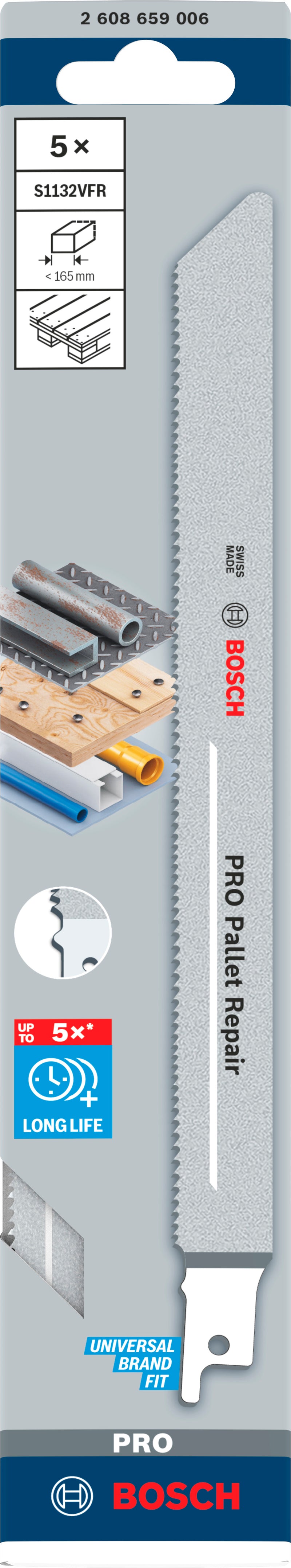 Bosch Reciprocating Saw Blade RBP- 5ER S 1132