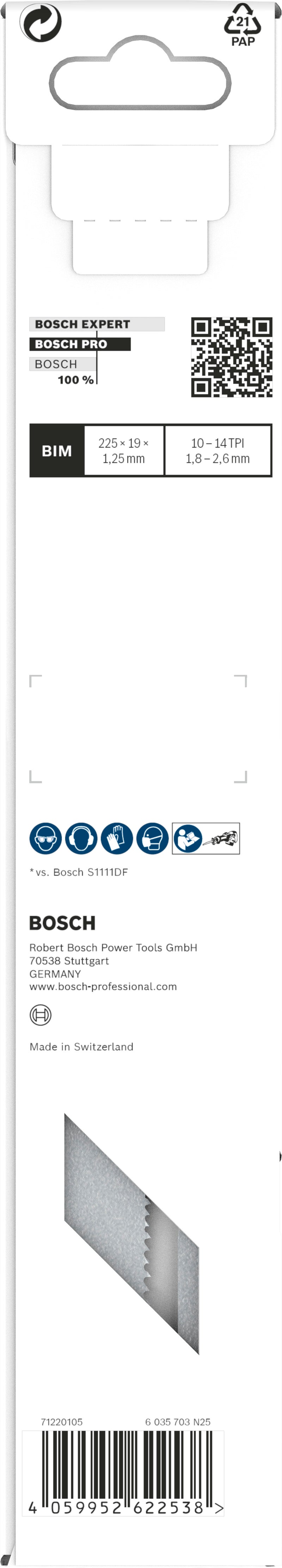 Bosch Reciprocating Saw Blade RBP- 5ER S 1135