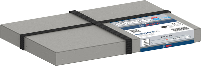 Hojas de sierra eléctrica Bosch Accessories, para madera con contenido metálico (hoja de reparación de palés PRO S1135VFR, 1,25 x 19 x 225 mm, 100 unidades)