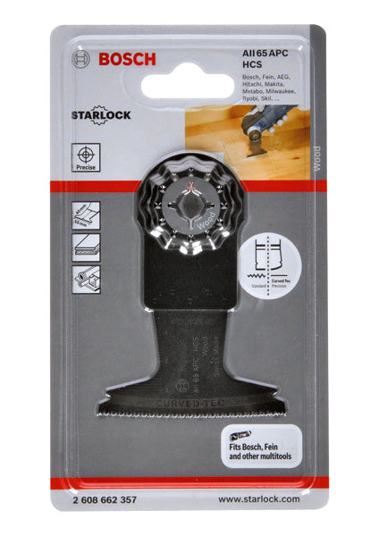 Bosch AII 65 APC HCS Wood Curved-Tec 1Pack