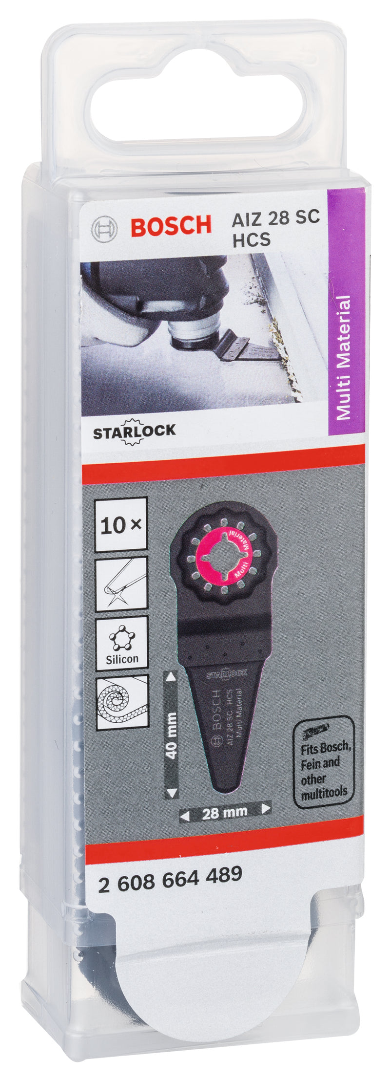 Bosch AIZ 28 SC HCS Multi Material 10Pack