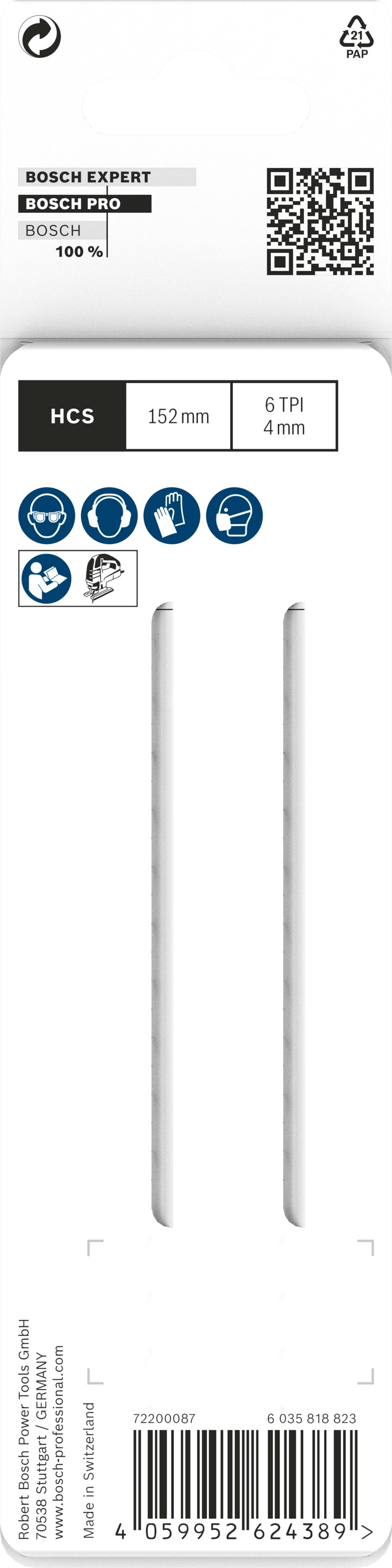 Bosch Saw Blade Set RBP - 2ER T 344 DP