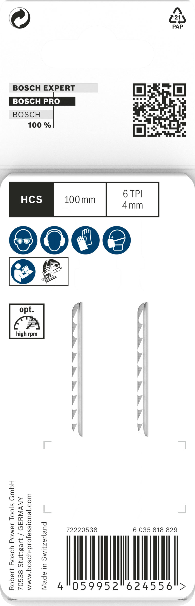 Bosch Saw Blade Set RBP - 2ER T 102 D