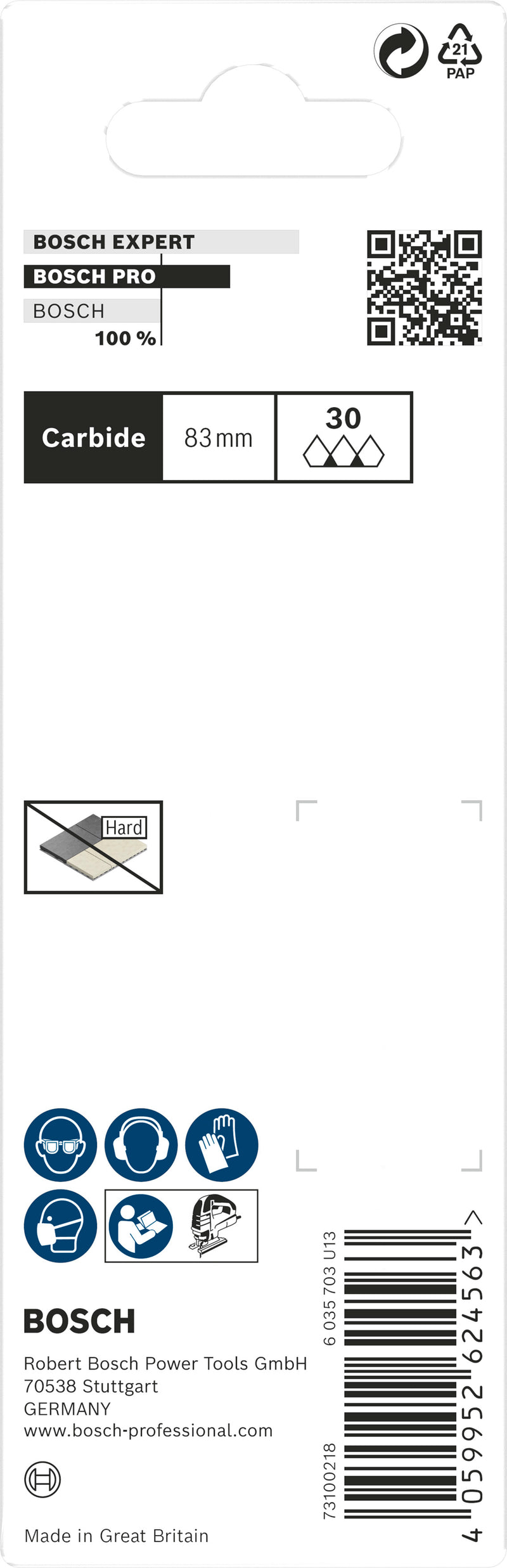 Juego de hojas de sierra Bosch RBP - 2ER T 130 RF