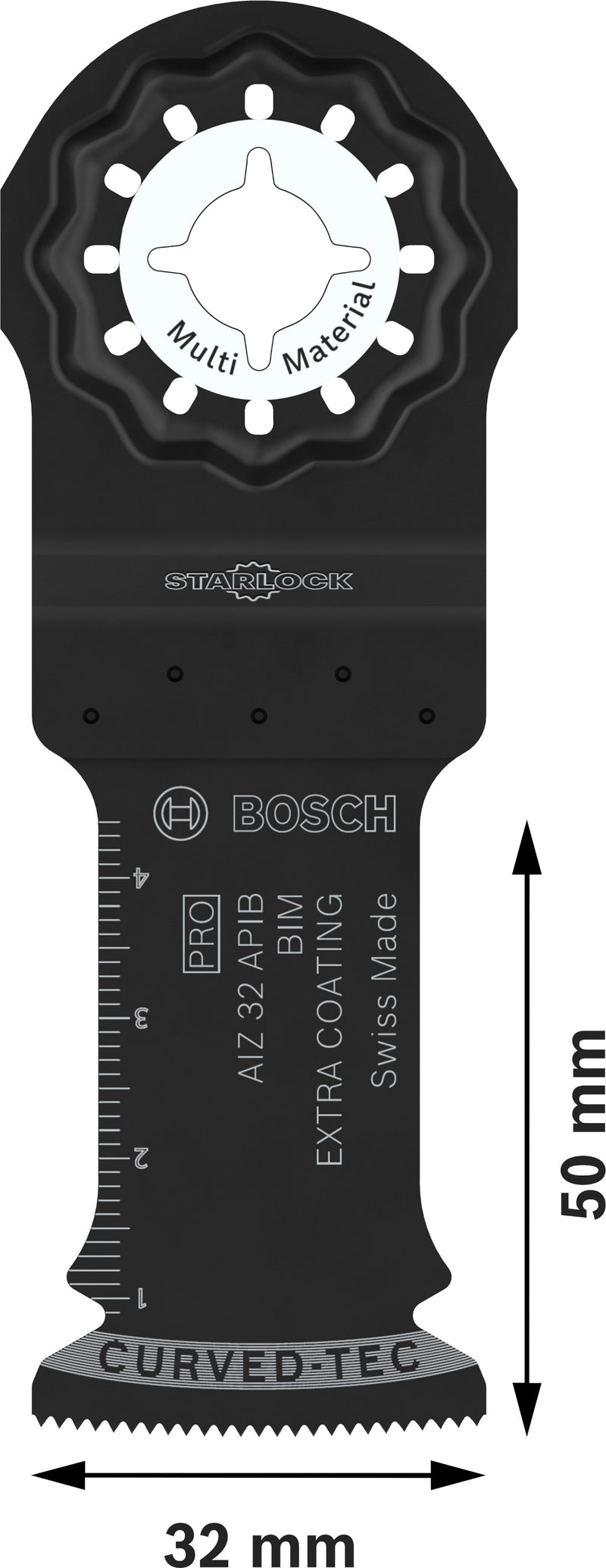 Hojas de sierra de sable Bosch Accessories, multiherramienta (hoja de corte por inmersión PRO AIZ 32 APIB, 32 x 50 mm, 50 unidades)