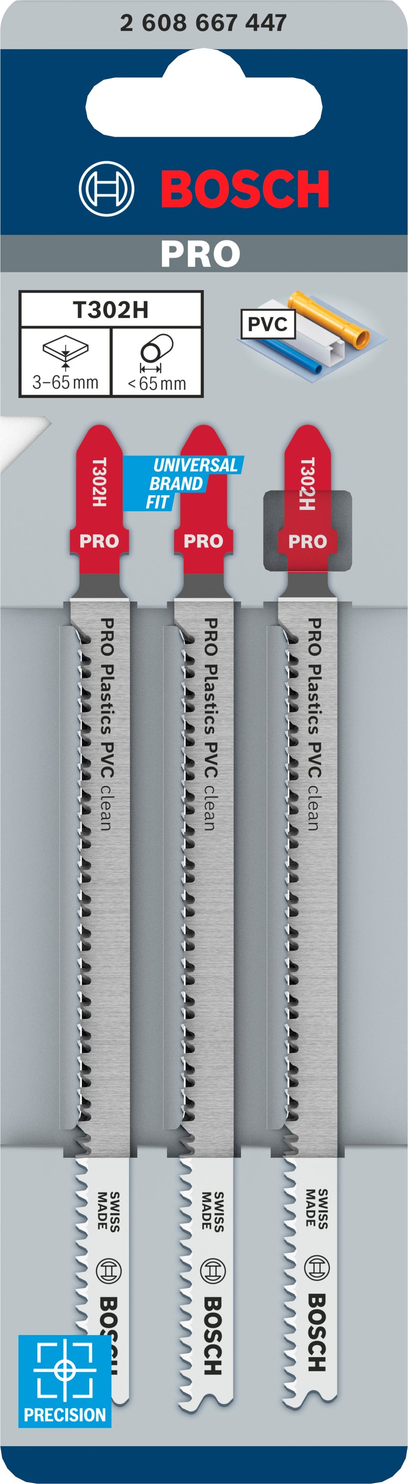 Bosch T302H HCS Clean for PVC 3Pack