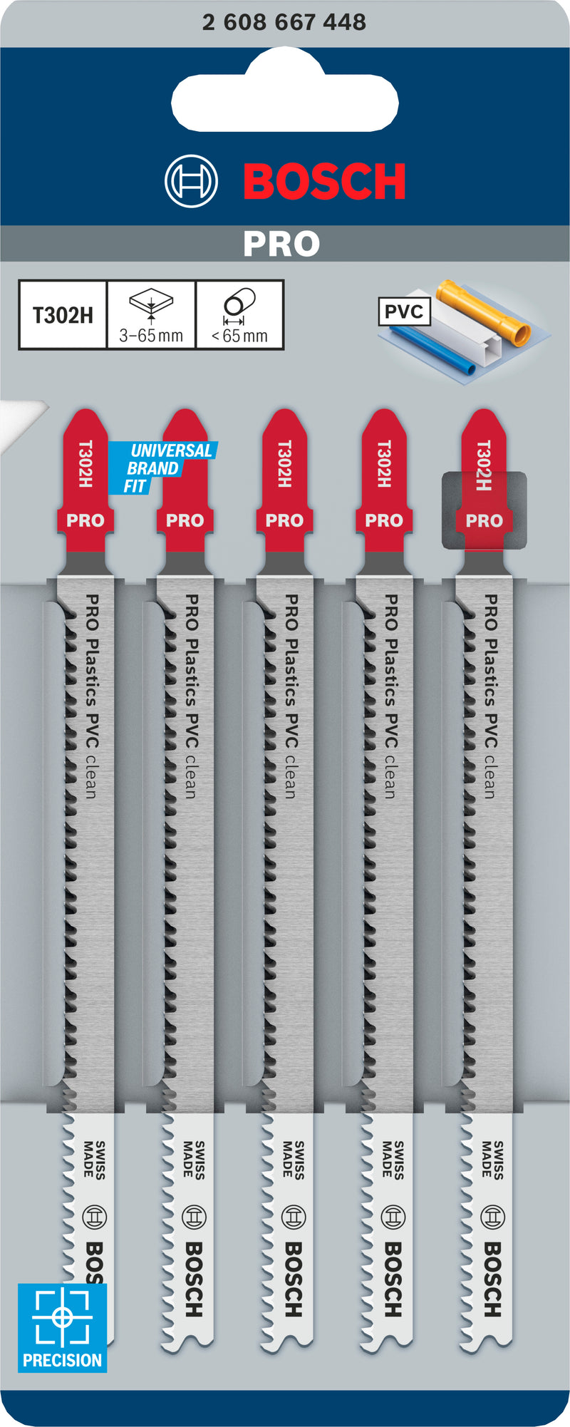 Bosch T302H HCS Clean for PVC 5Pack