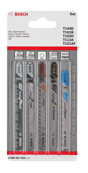 Bosch JSB Set All-in-one Expert (T-Shank) 5pk