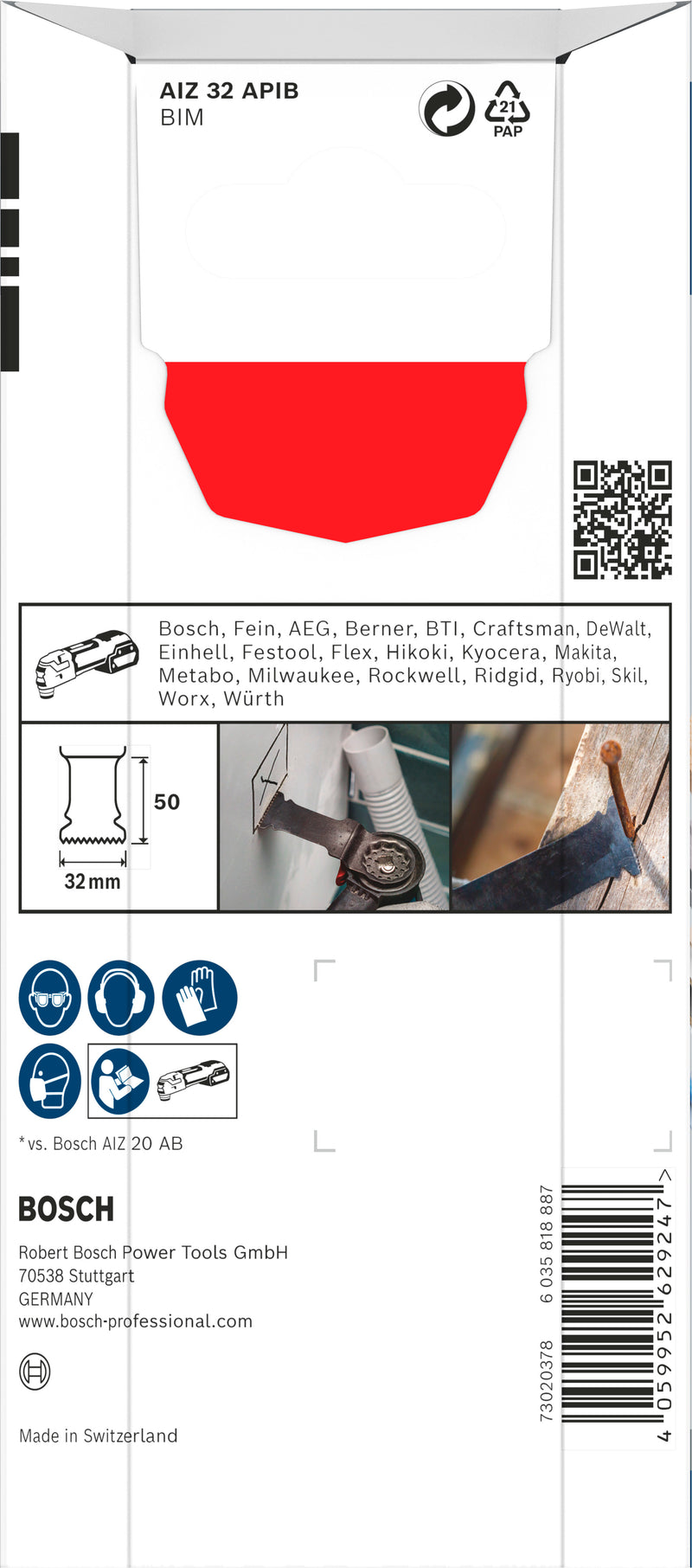 Bosch Plunge cutting blade RB - 5ER AIZ 32 API