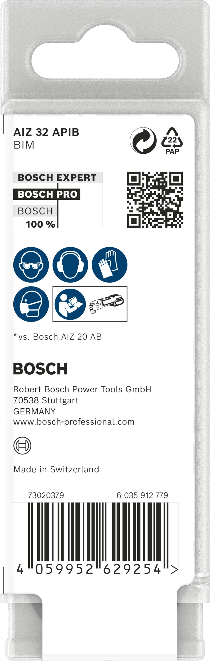 Lâmina multiferramenta Bosch PRO AIZ 32 APIB, 32x50 m