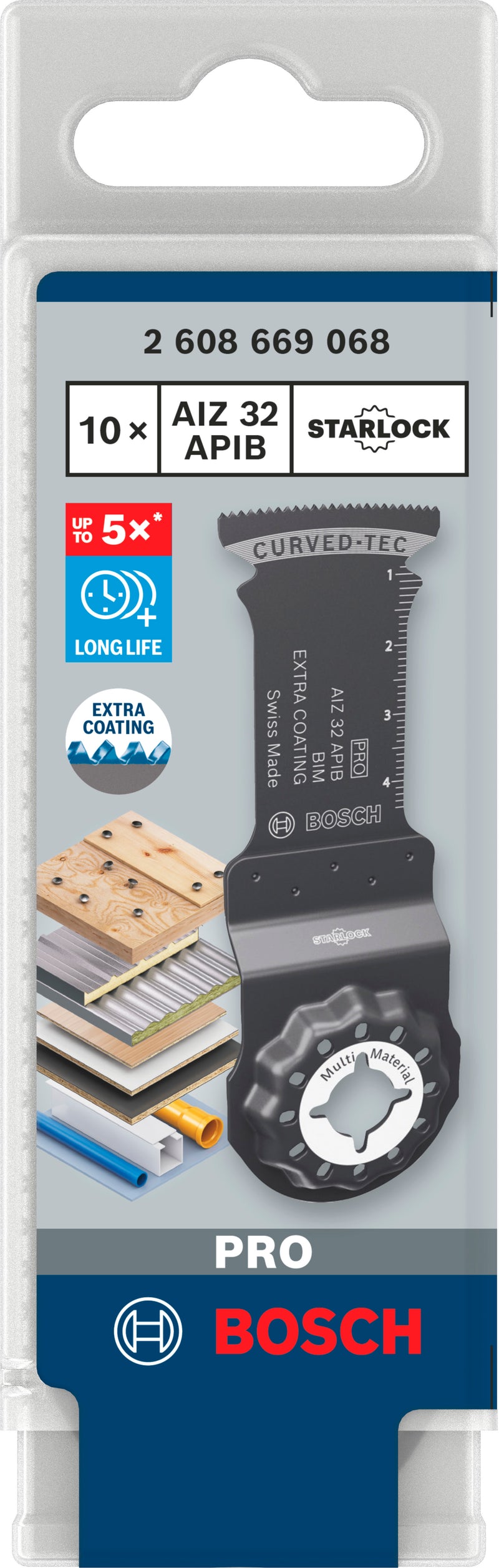 Lâmina multiferramenta Bosch PRO AIZ 32 APIB, 32x50 m