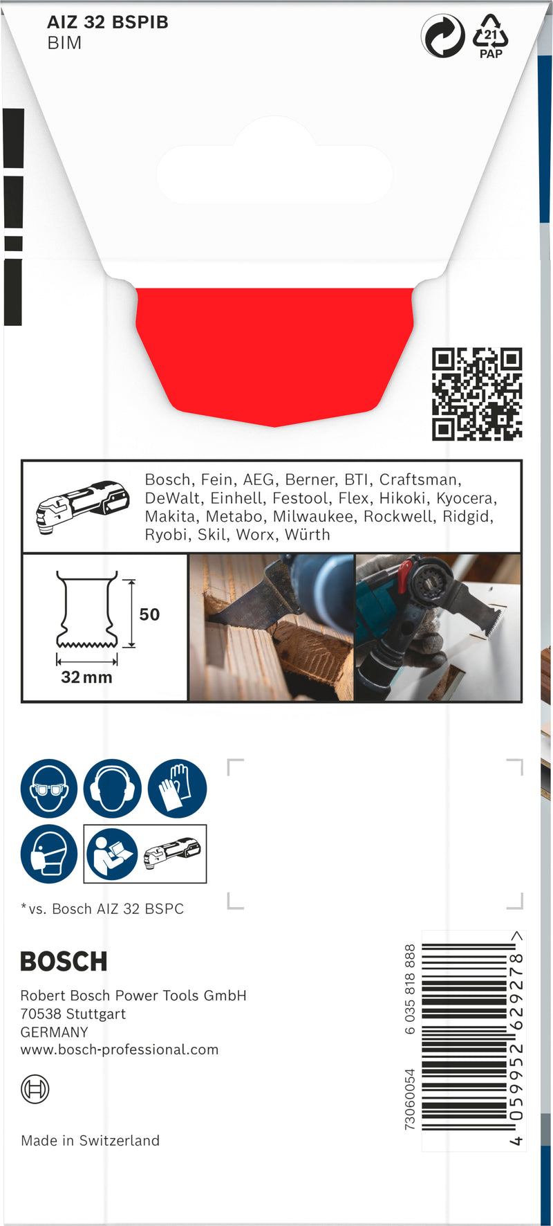 Hoja de corte por inmersión Bosch RB-1ER AIZ32 BSPI