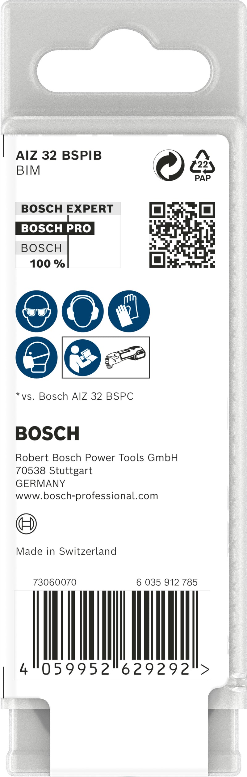 Bosch Plunge cutting blade RB - 10ER AIZ32 BSP