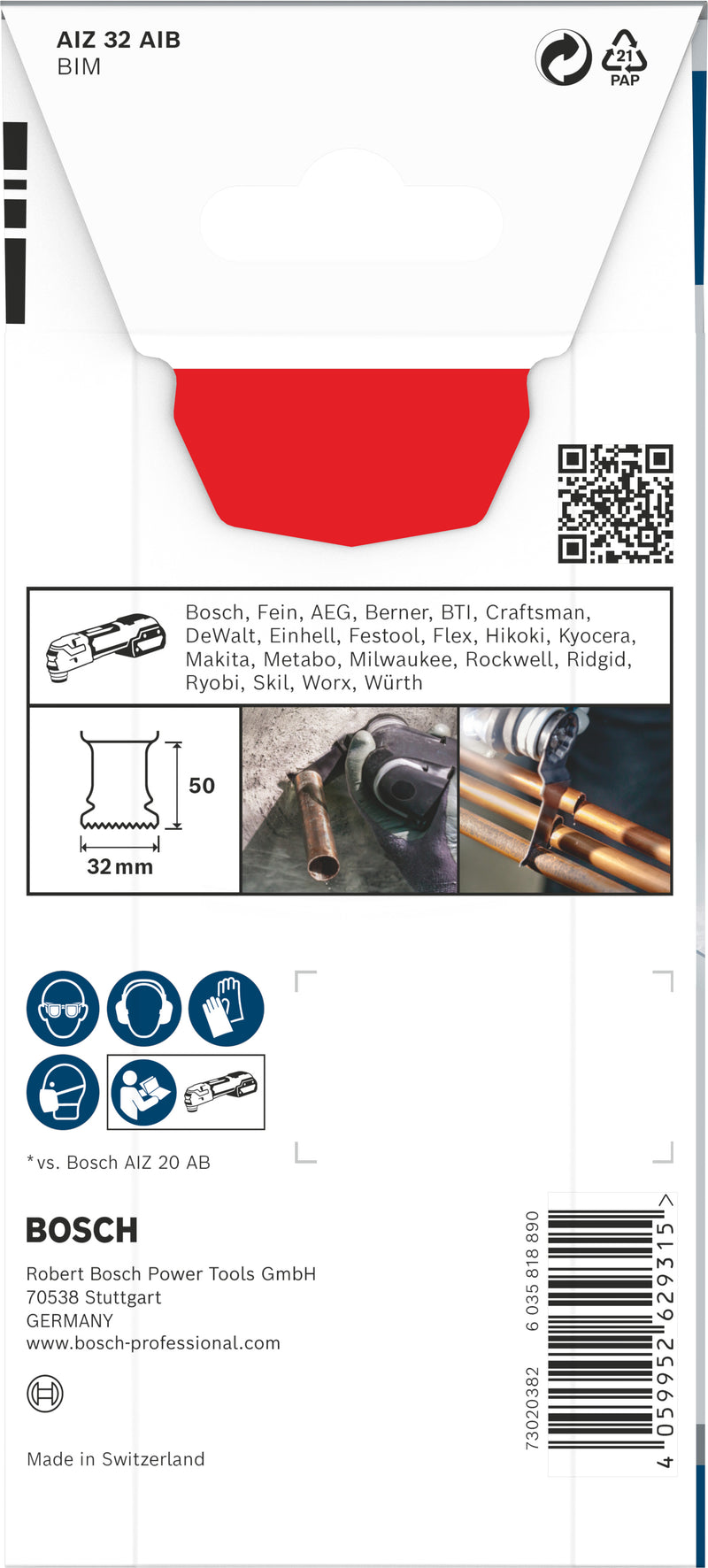 Bosch Plunge cutting blade RB - 1ER AIZ 32 AIB