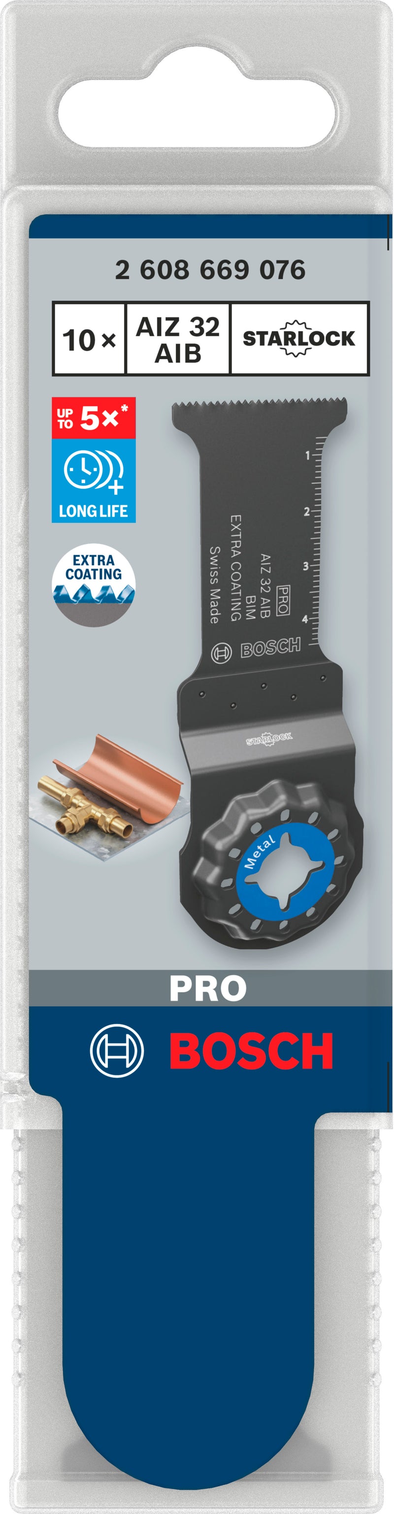 Lâmina multiferramenta Bosch PRO AIZ 32 AIB, 32x50 mm