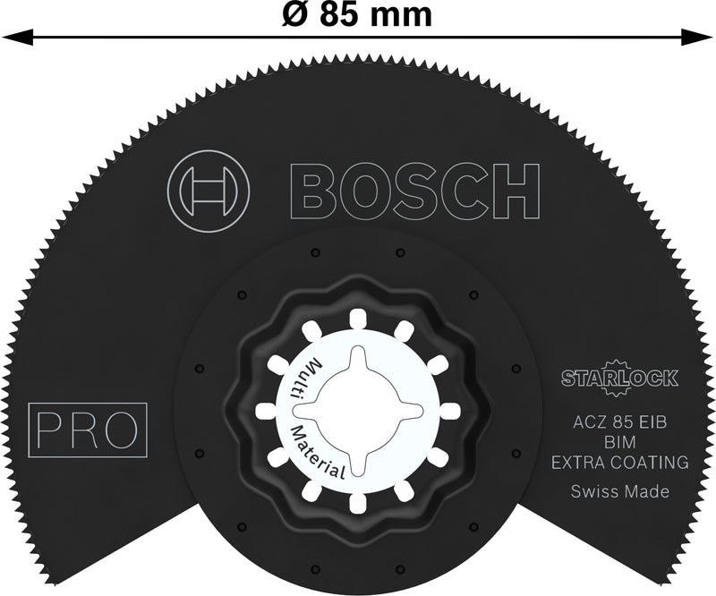 Lâmina multiferramenta Bosch PRO ACZ 85 EIB, 85 mm