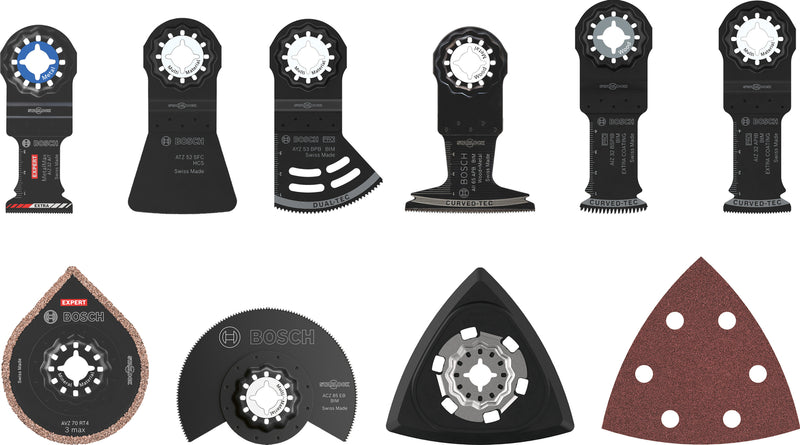 Hojas de sierra recíproca, multiherramienta, juegos de accesorios Bosch (juego i-Boxx todo en uno, 33 piezas)