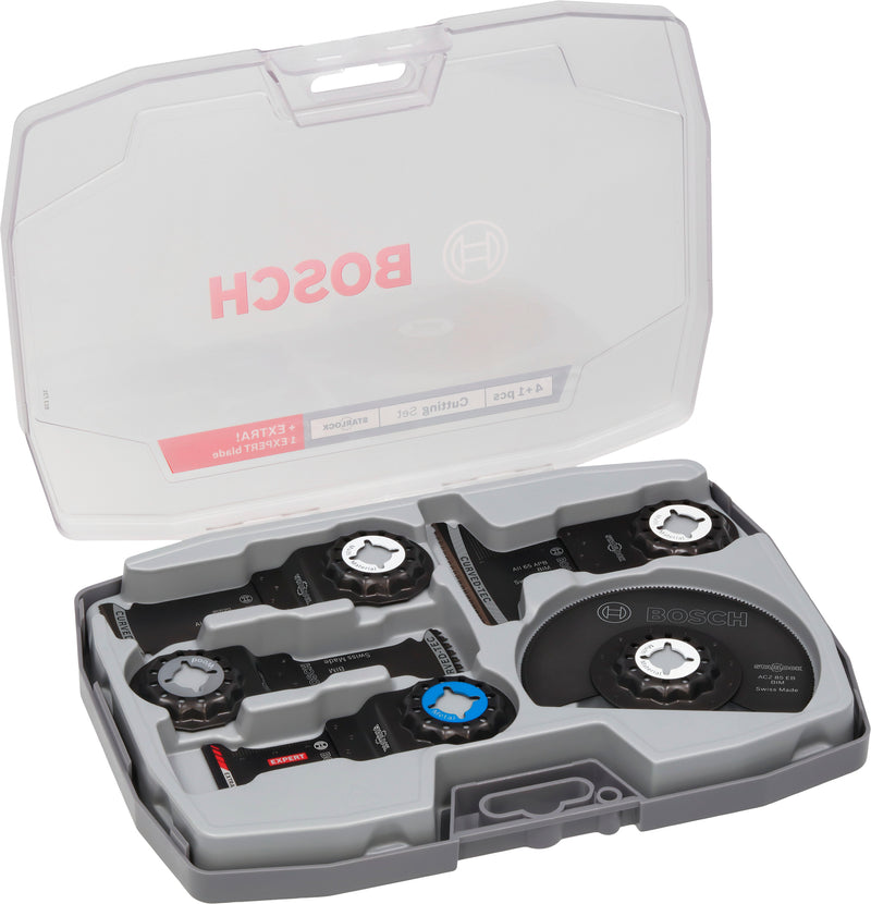 Reciprocating saw blades, multi-tool, Bosch Accessories sets (Cutting set, 5 pieces)