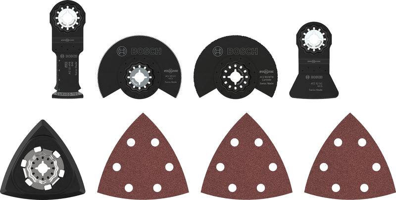 Reciprocating saw blades, multi-tool, Bosch Accessories sets (Renovation blade set, 8 pcs)