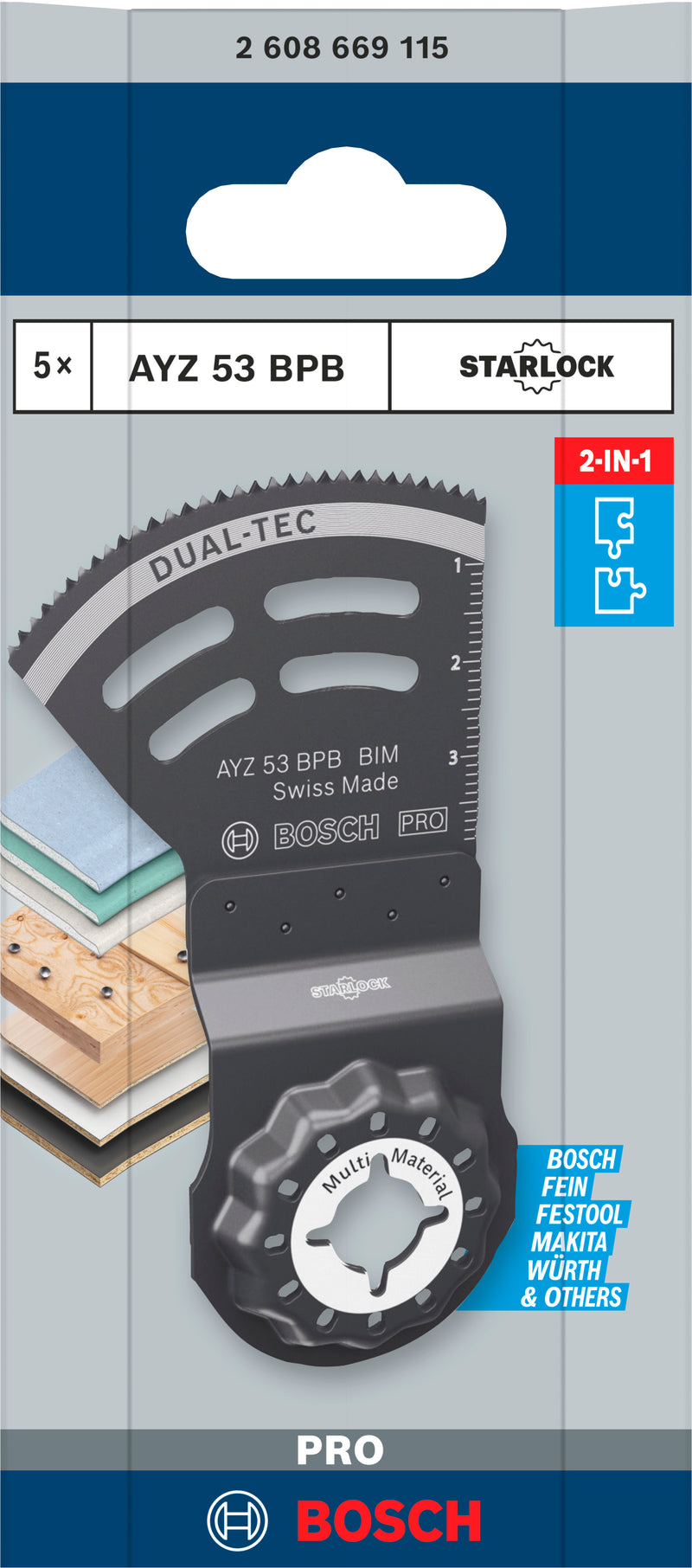 Bosch Plunge cutting blade RB - 5ER AYZ53 BPB