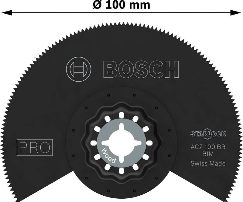 Bosch Segmental Saw Blade RB - 10ER ACZ100 BB