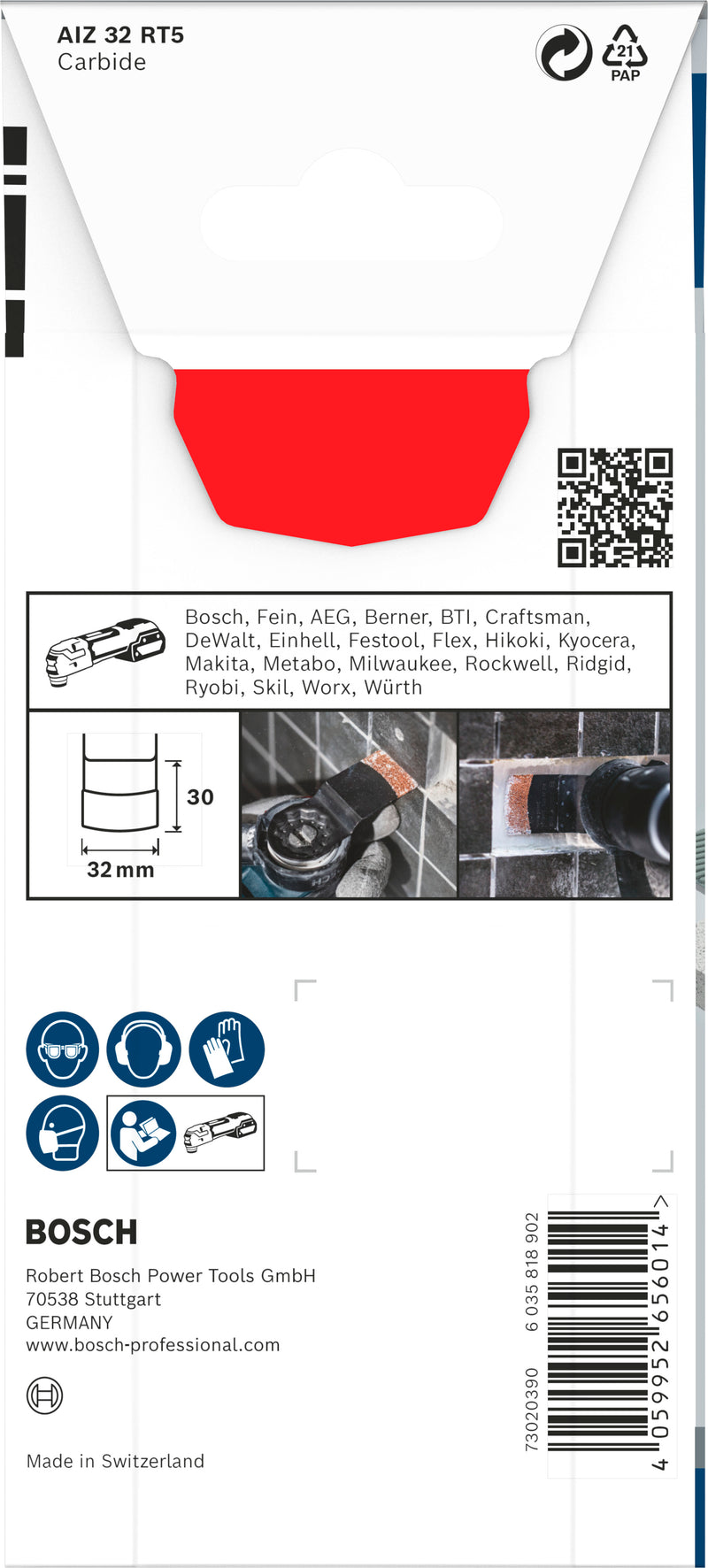 Hoja de corte por inmersión Bosch RB-1ER AIZ32 RT5