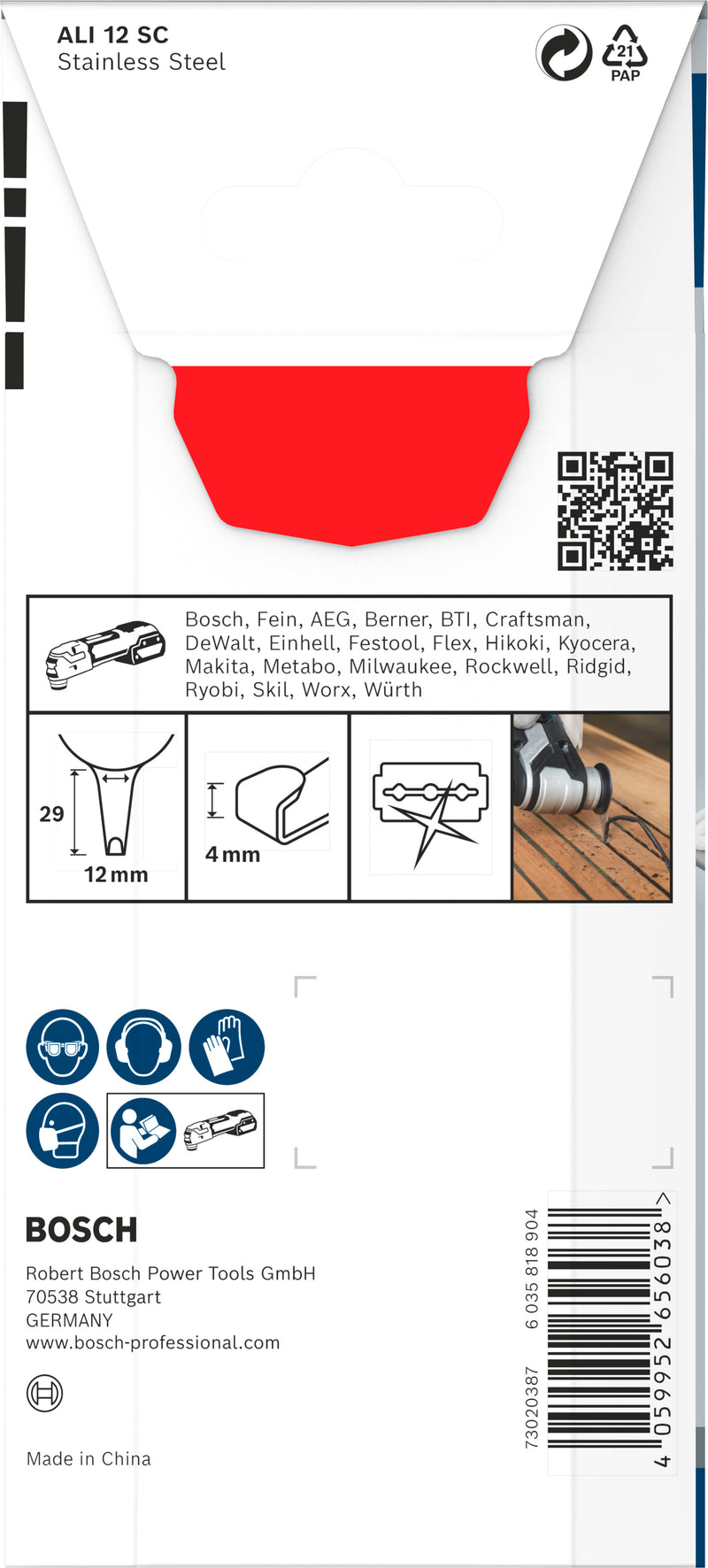 Bosch Groove cutter RB - 1ER ALI12 SC