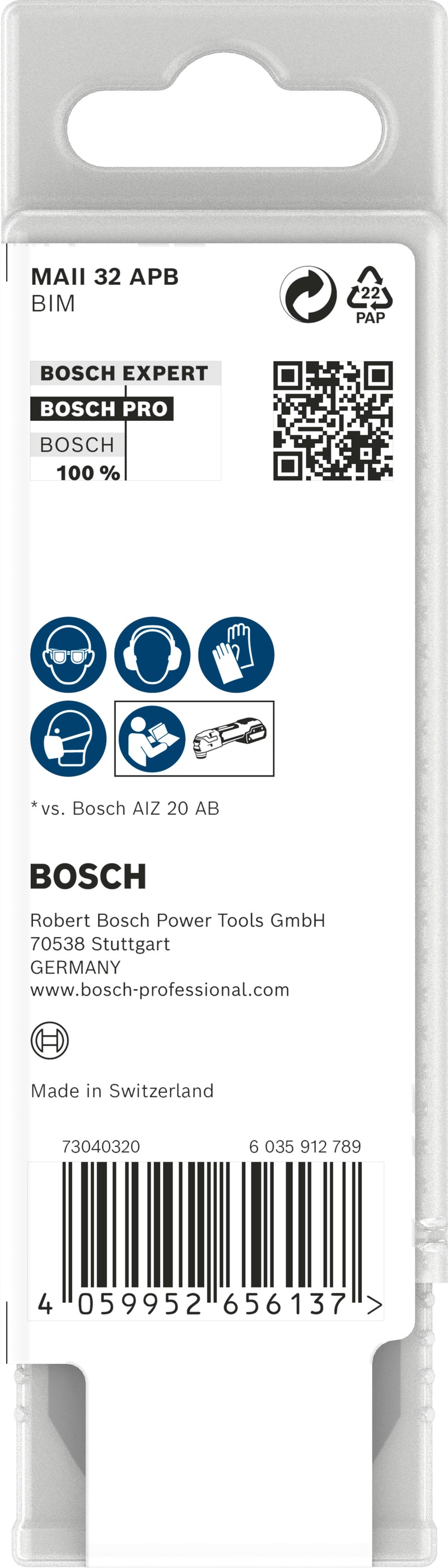 Bosch Plunge cutting blade RB - 10ER MAII32 AP