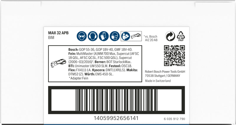 Bosch Plunge cutting blade RB - 1ER MAII32 APB