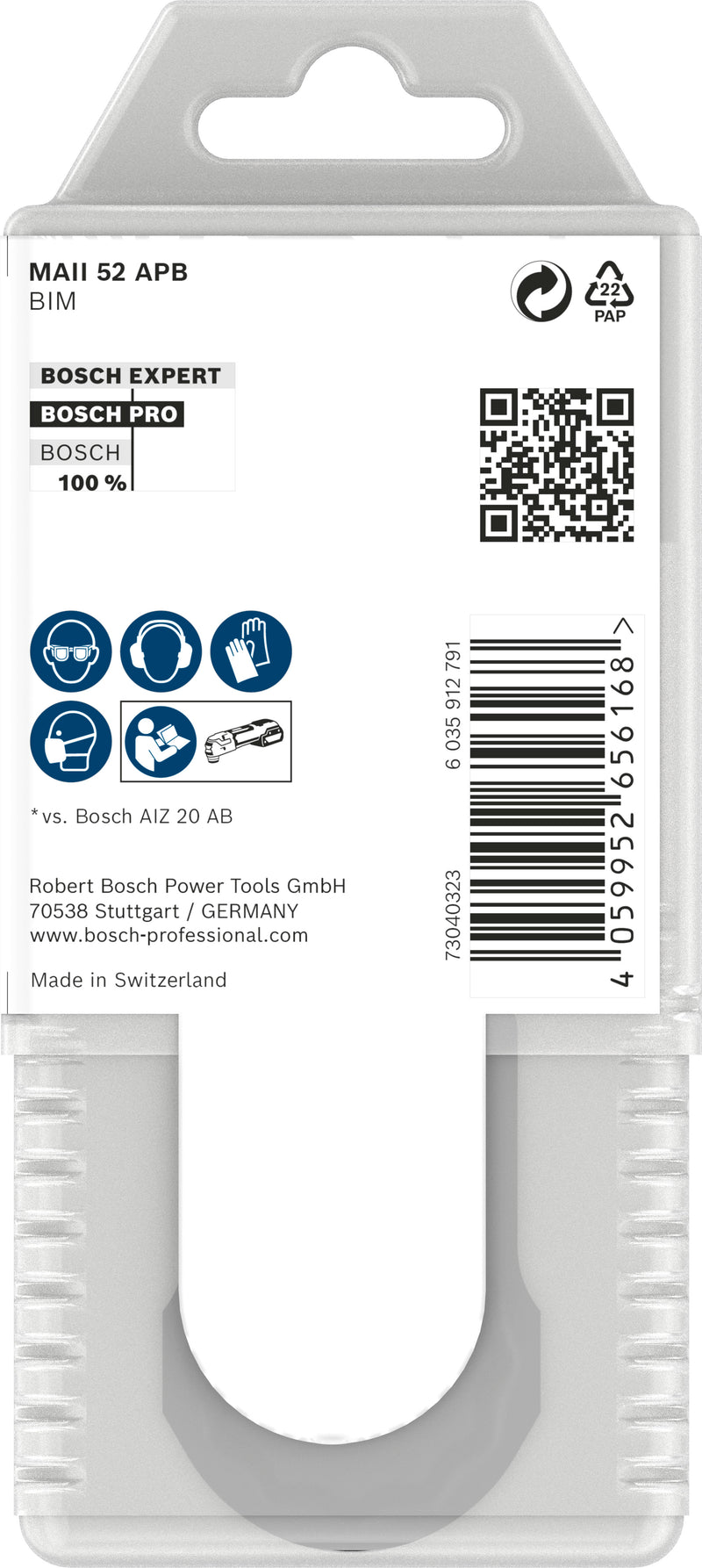Bosch Plunge cutting blade RB - 10ER MAII52 AP