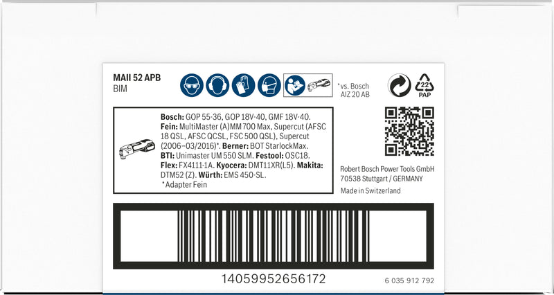 Bosch Plunge cutting blade RB - 1ER MAII52 APB