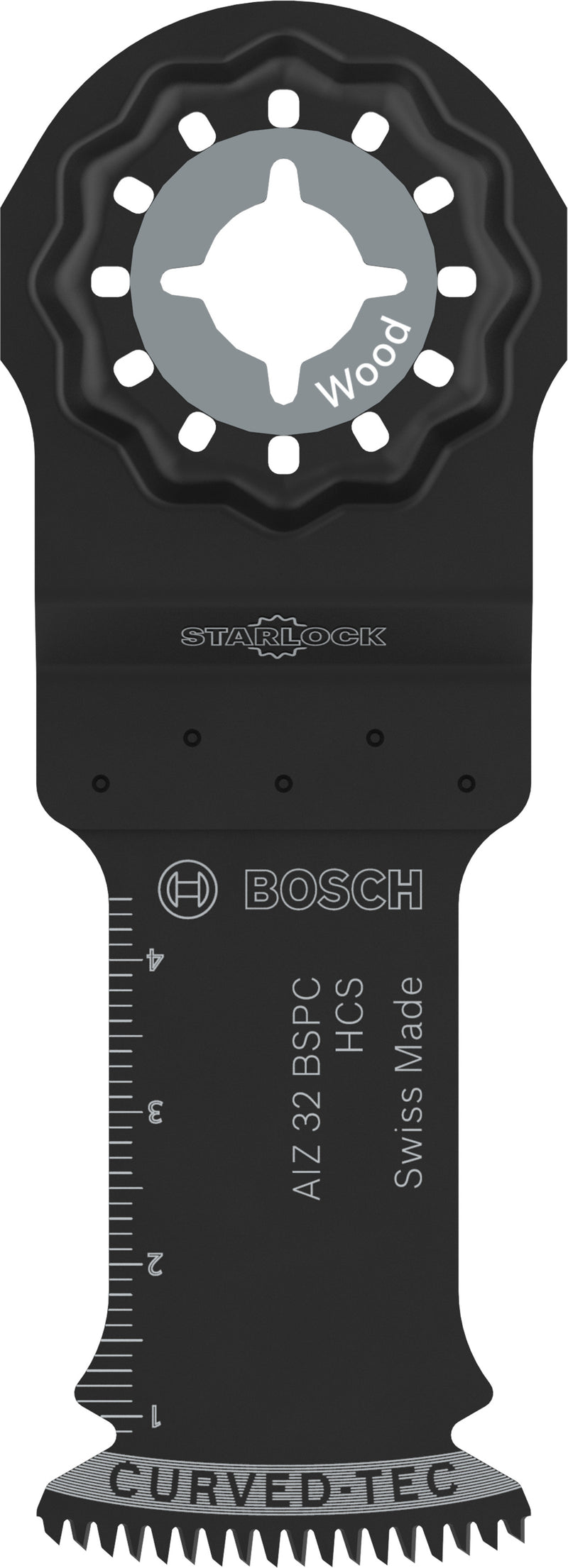 Bosch Accessories reciprocating saw blades, multi-tool (AIZ 32 BSPC wood cutting blade, Starlock, 32 x 50 mm)