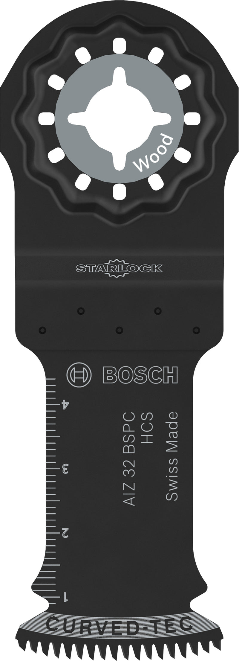 Lâminas de serra sabre, ferramenta multifunções Bosch Accessories (Lâmina de corte para madeira AIZ 32 BSPC, Starlock, 32 x 50 mm, 5 unid)