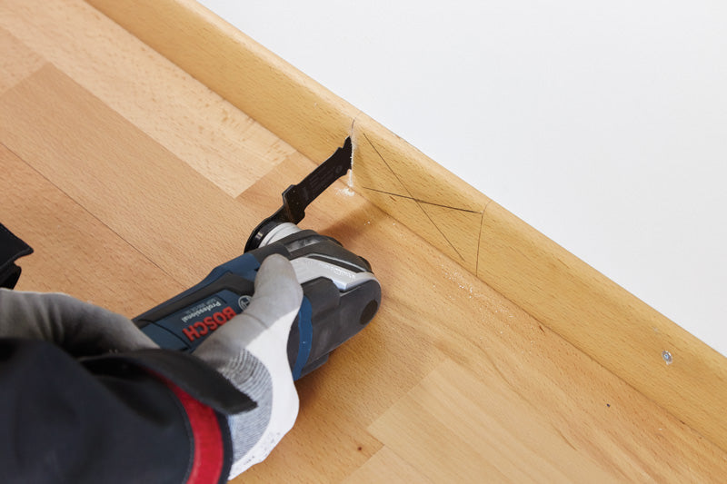 Hojas de sierra de sable Bosch Accessories, multiherramienta (hoja de corte para madera AIZ 32 BSPC, Starlock, 32 x 50 mm, 10 unidades)