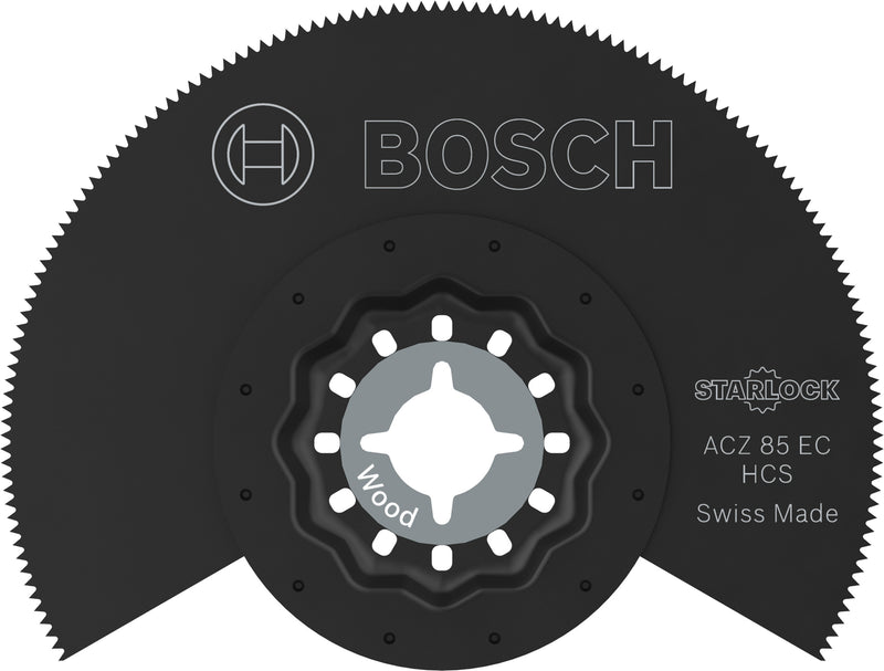 Bosch Accessories reciprocating saw blades, multi-tool (ACZ 85 EC wood cutting blade, Starlock, 85 mm)